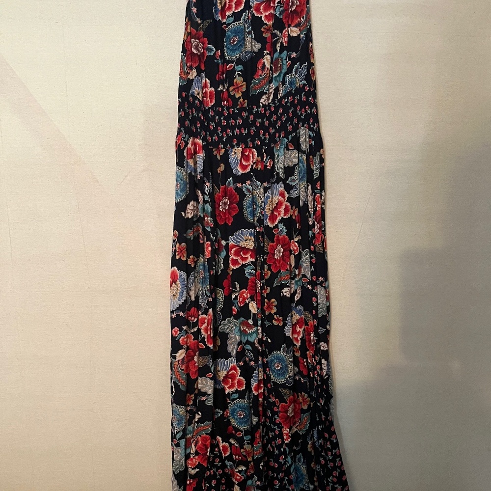 Vintage Floral boho flowy dress
